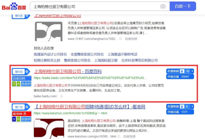 上海柏格仕厨卫有限公司